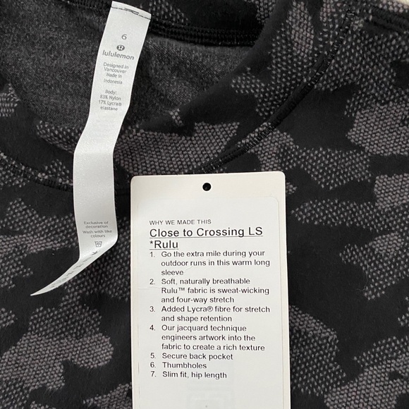 Lululemon long sleeve. Size 6. - Picture 2 of 2
